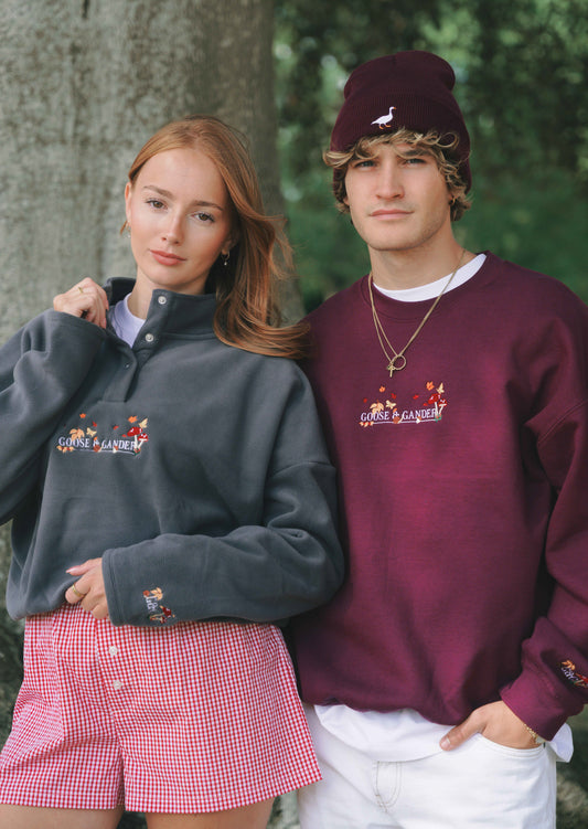 Woodland Cropped Fleece - Charcoal
