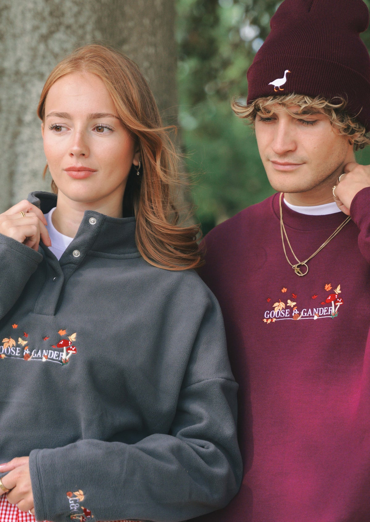 Woodland Cropped Fleece - Charcoal