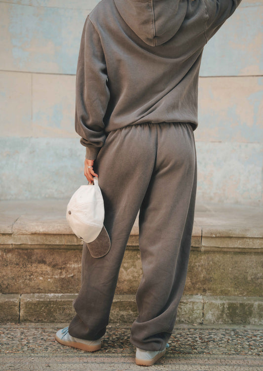 Goose Cuffed Joggers - Washed Brown