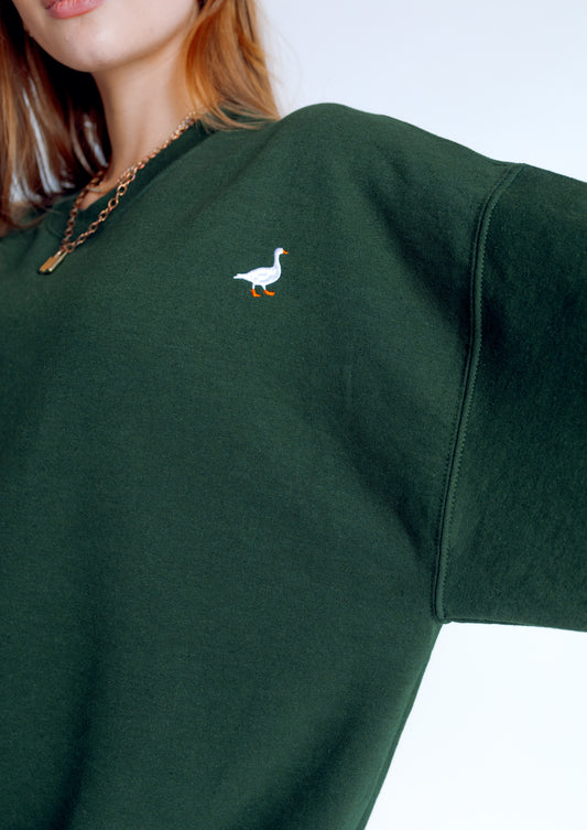 Unisex Goose Sweat - Forest Green