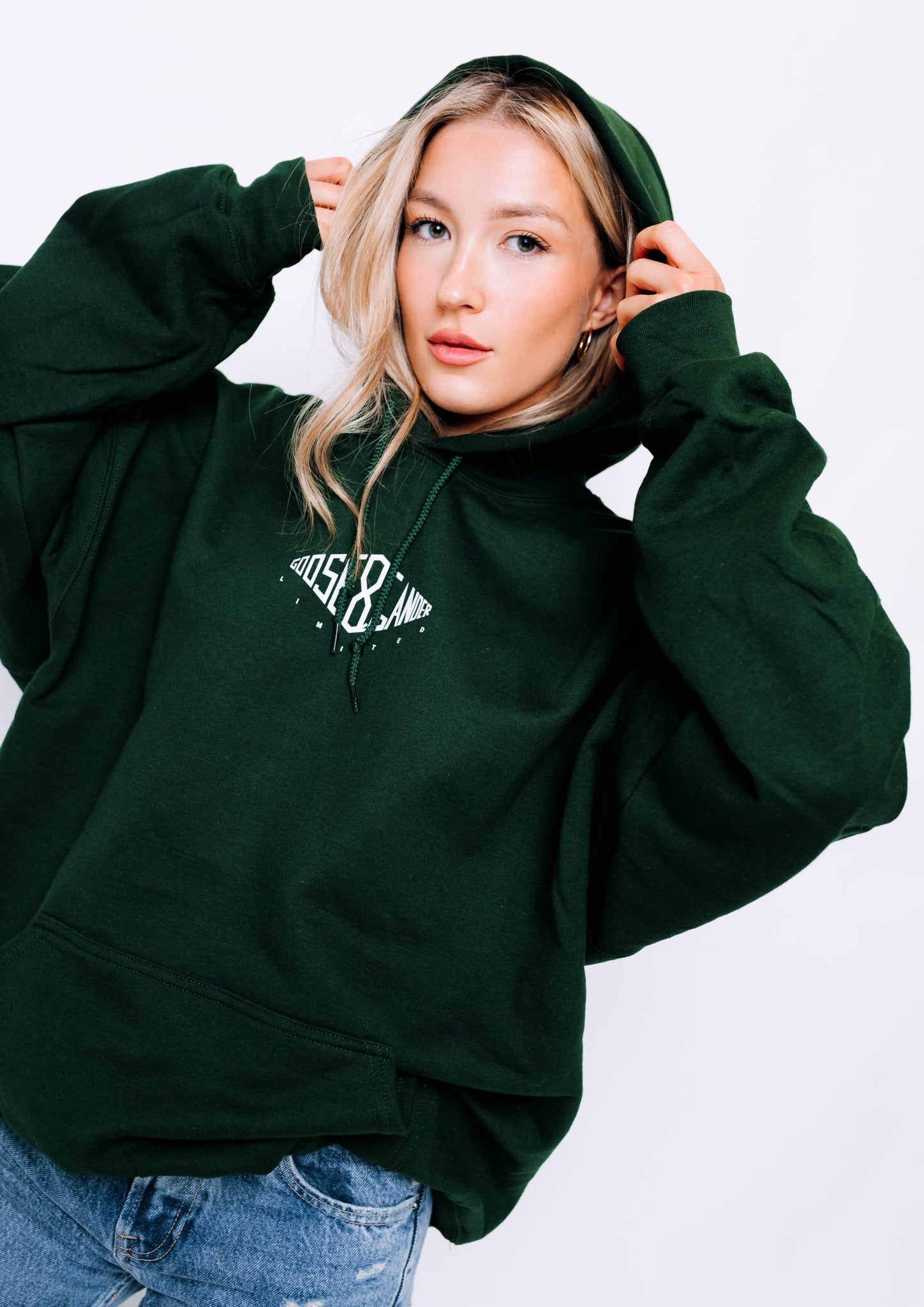 Forest green champion outlet sweater