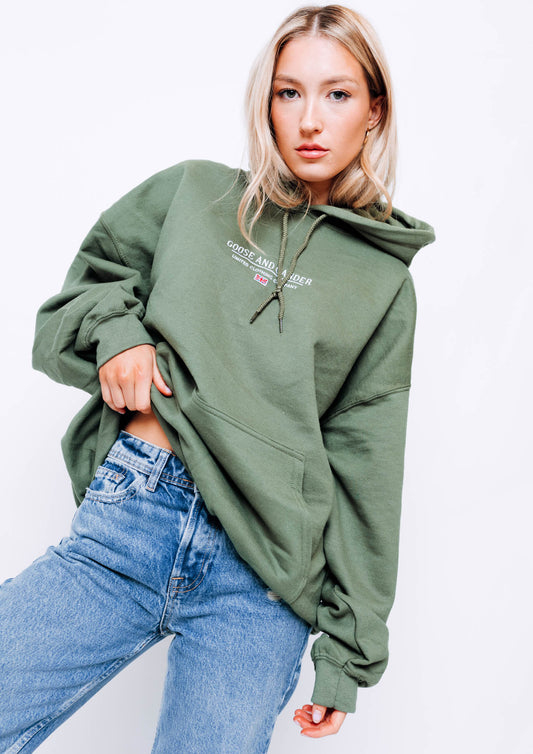 Unisex LTD Hood - Military Green