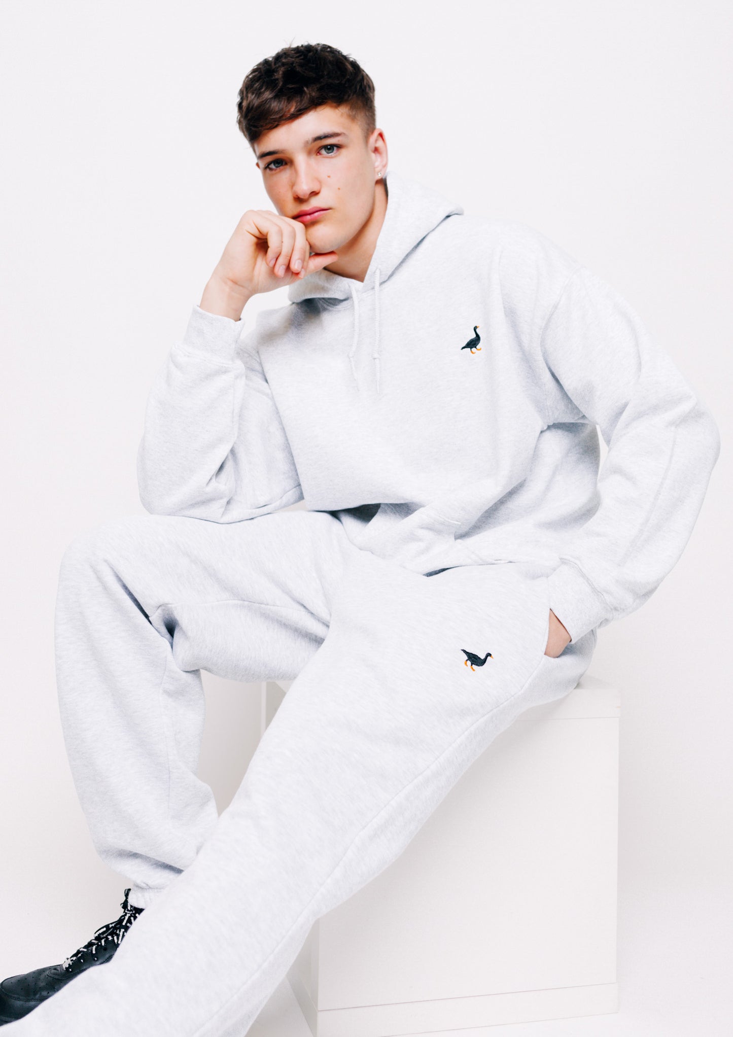 Unisex Goose Hood - Ash Grey