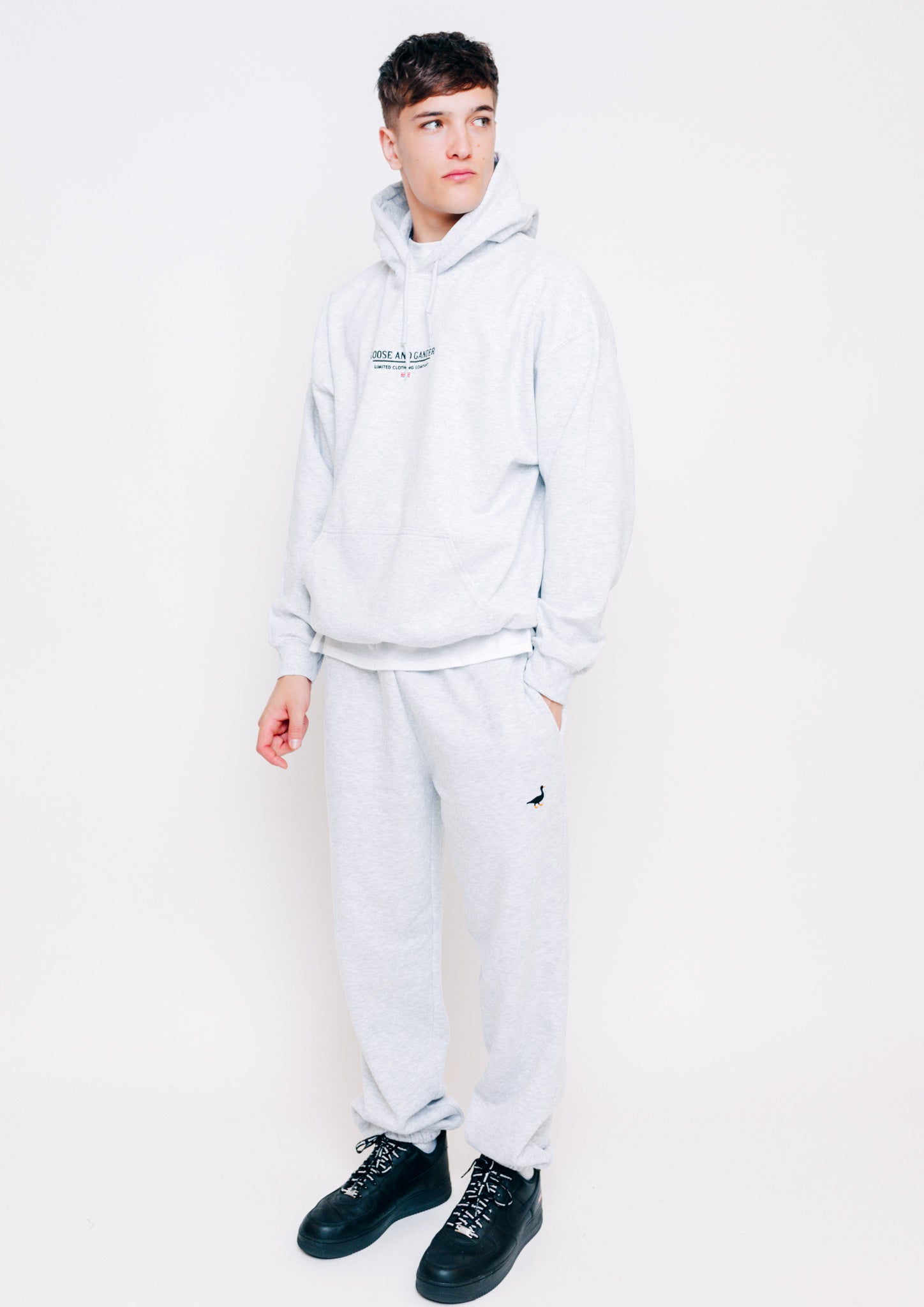 Ash discount grey tracksuit