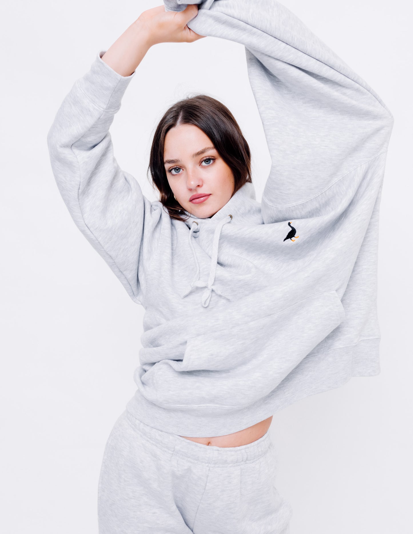Unisex Premium Goose Hood - Ash Grey
