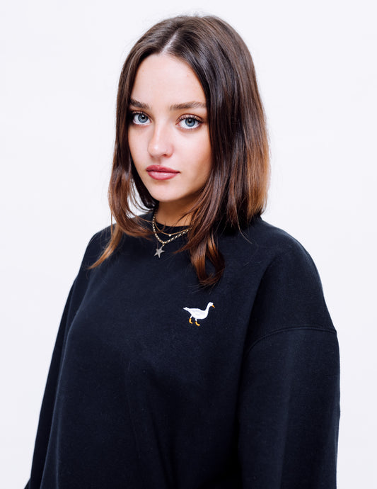 Unisex Premium Goose Sweatshirt - Black