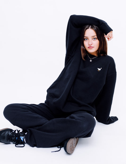 Unisex Premium Goose Sweatshirt - Black