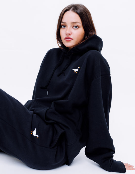 Unisex Premium Goose Hood - Black
