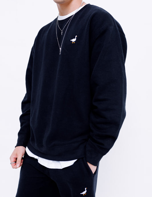 Unisex Premium Goose Sweatshirt - Black