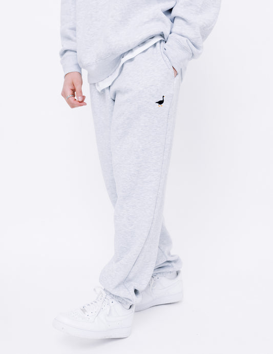 Unisex Premium Goose Classic Fit Joggers - Ash Grey