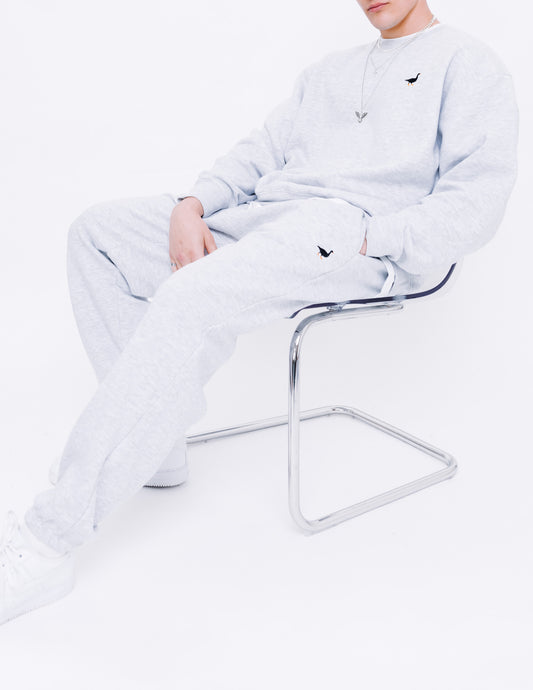 Unisex Premium Goose Classic Fit Joggers - Ash Grey