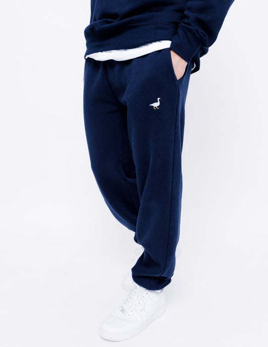 Unisex Premium Goose Classic Fit Joggers - Navy Blue