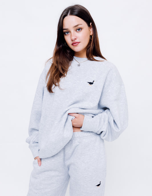 Unisex Premium Goose Sweatshirt - Ash Grey