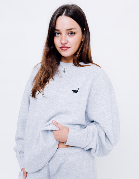 Unisex Premium Goose Sweatshirt - Ash Grey