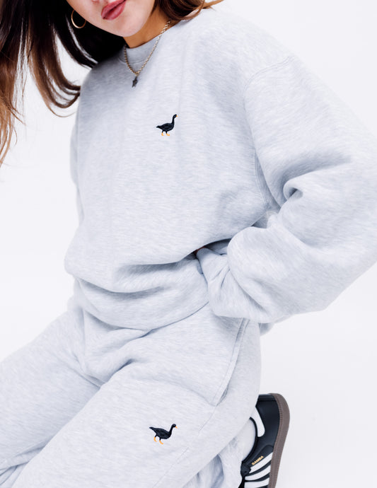 Unisex Premium Goose Sweatshirt - Ash Grey