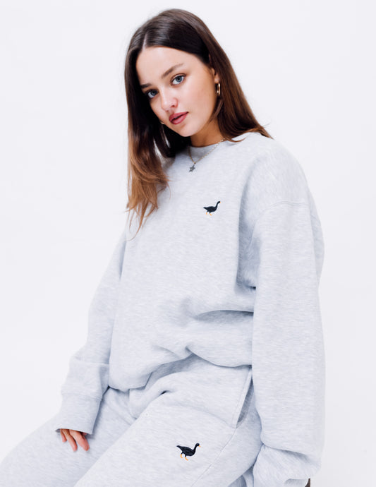 Unisex Premium Goose Sweatshirt - Ash Grey