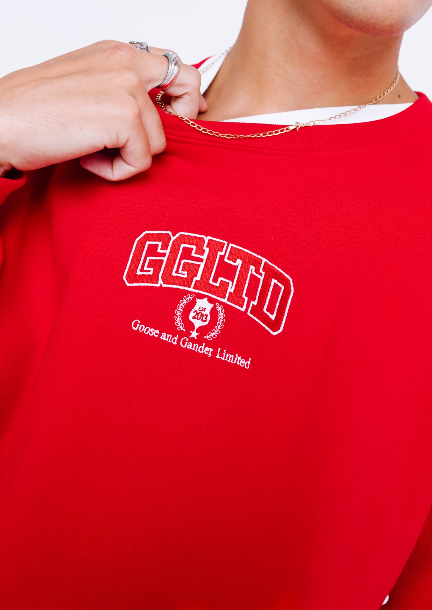 Unisex Varsity Sweatshirt - Red – Goose & Gander