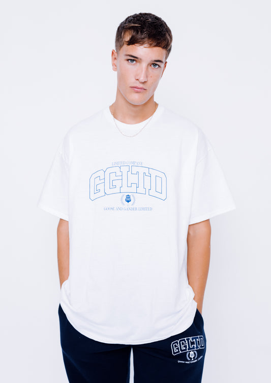 Unisex Varsity Tee - White