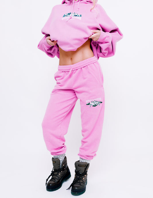 Unisex Mountain Joggers - Azalea