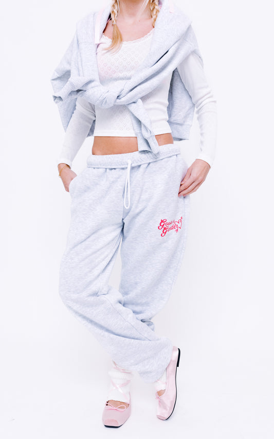 Unisex Heart Club Joggers - Ash Grey