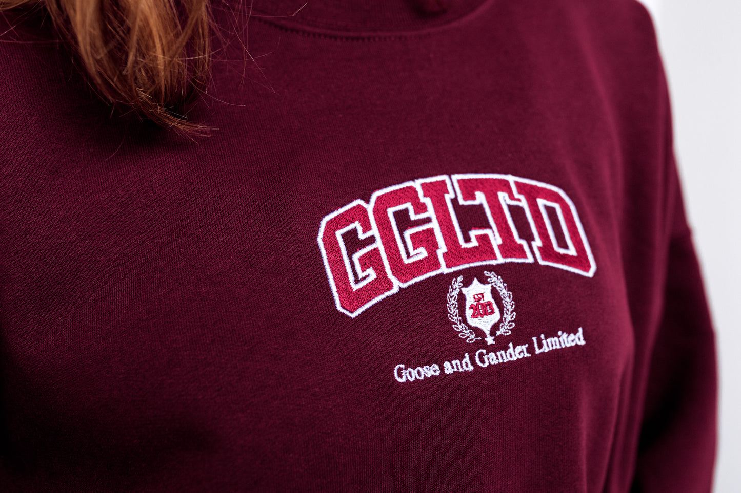 Unisex Varsity Sweatshirt - Burgundy