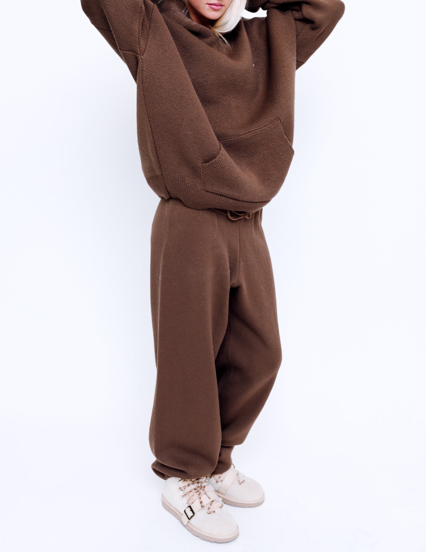 Unisex Knitted Bottoms - Mocha