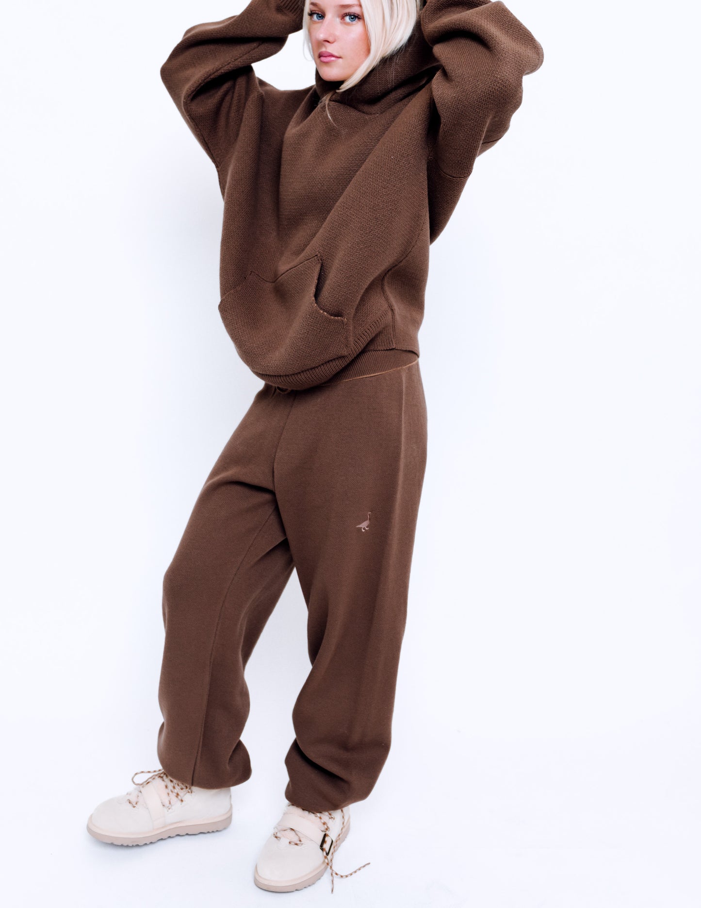 Unisex Knitted Bottoms - Mocha