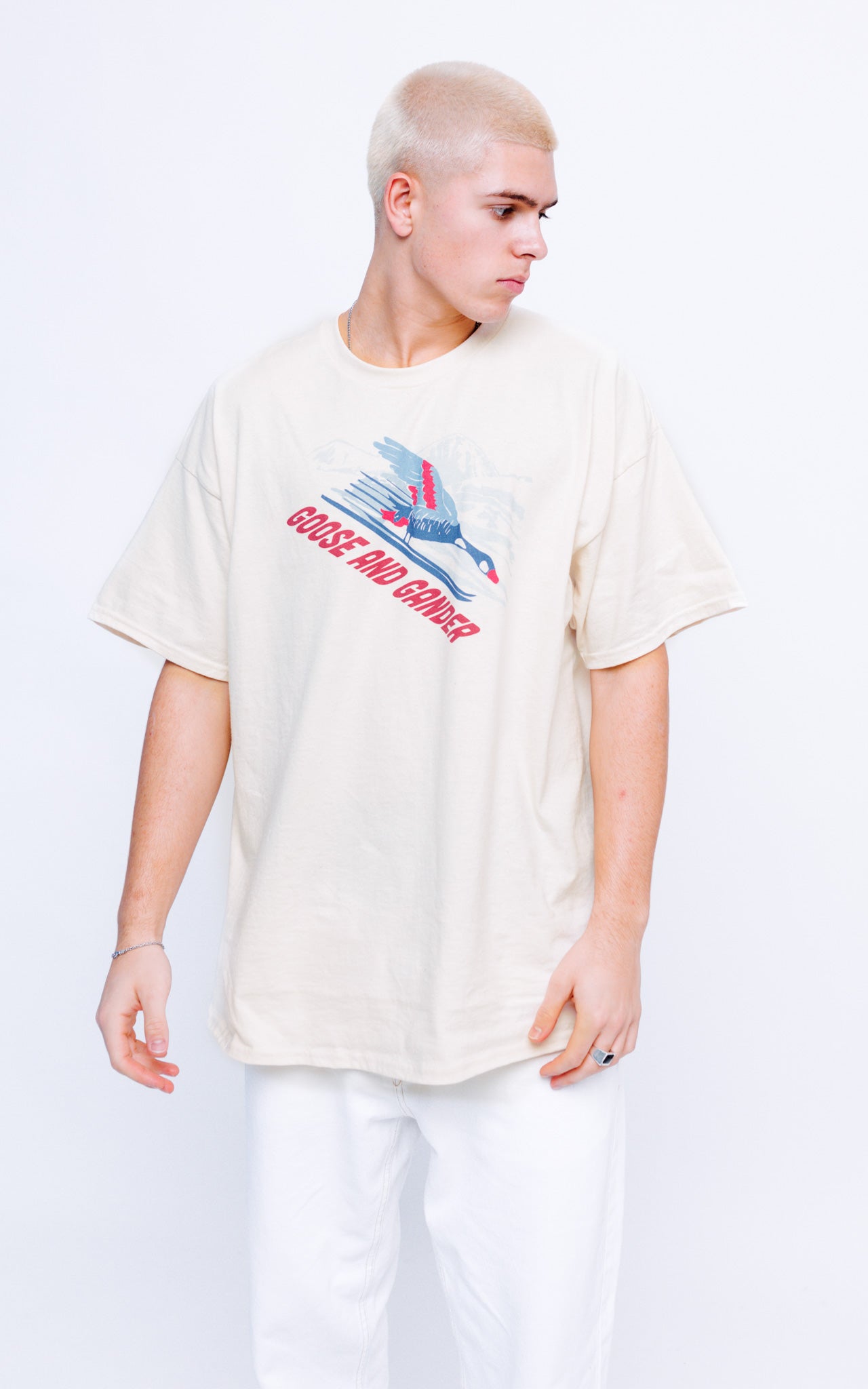 Unisex Ski Club Tee - Natural