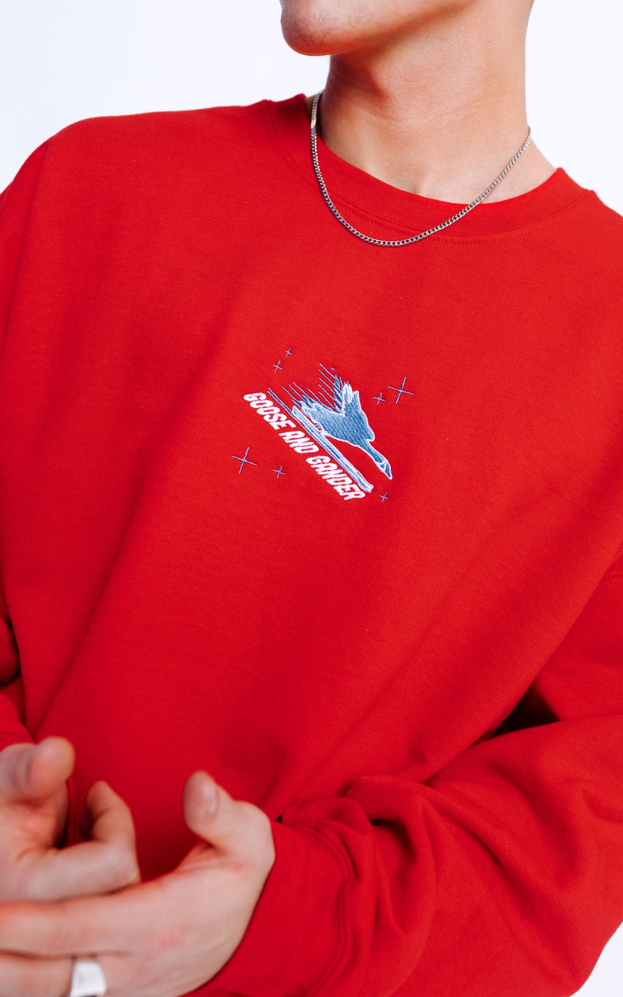 Unisex Ski Club Sweatshirt - Red