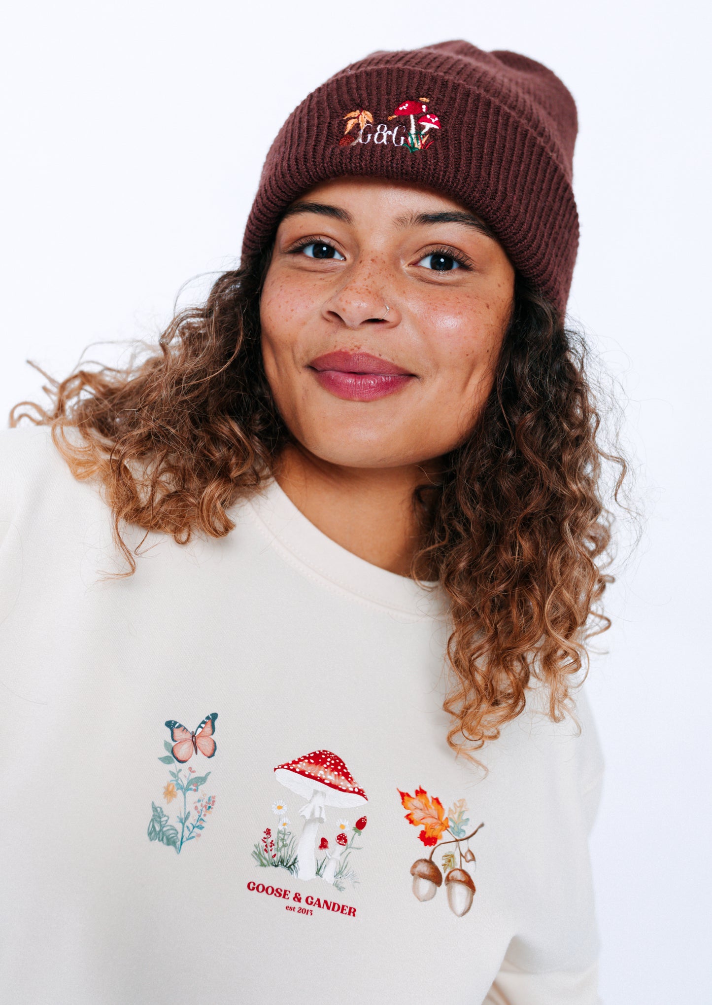 Unisex Woodland Beanie - Walnut