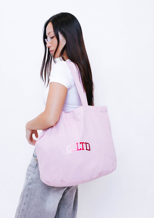 Unisex Ombre GGLTD Tote Bag - Baby Pink