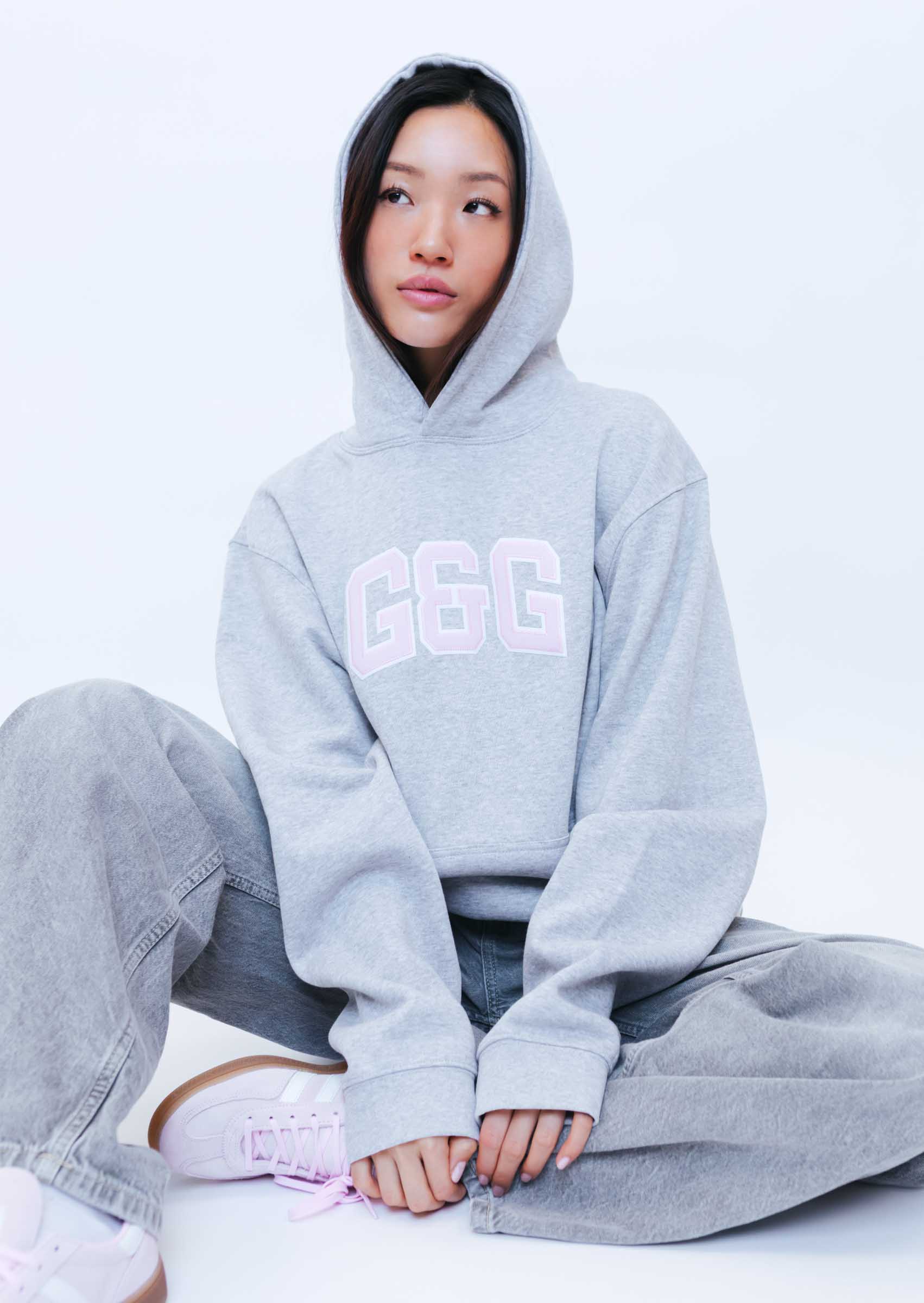 Applique Hoodie - Sports Grey – Goose & Gander