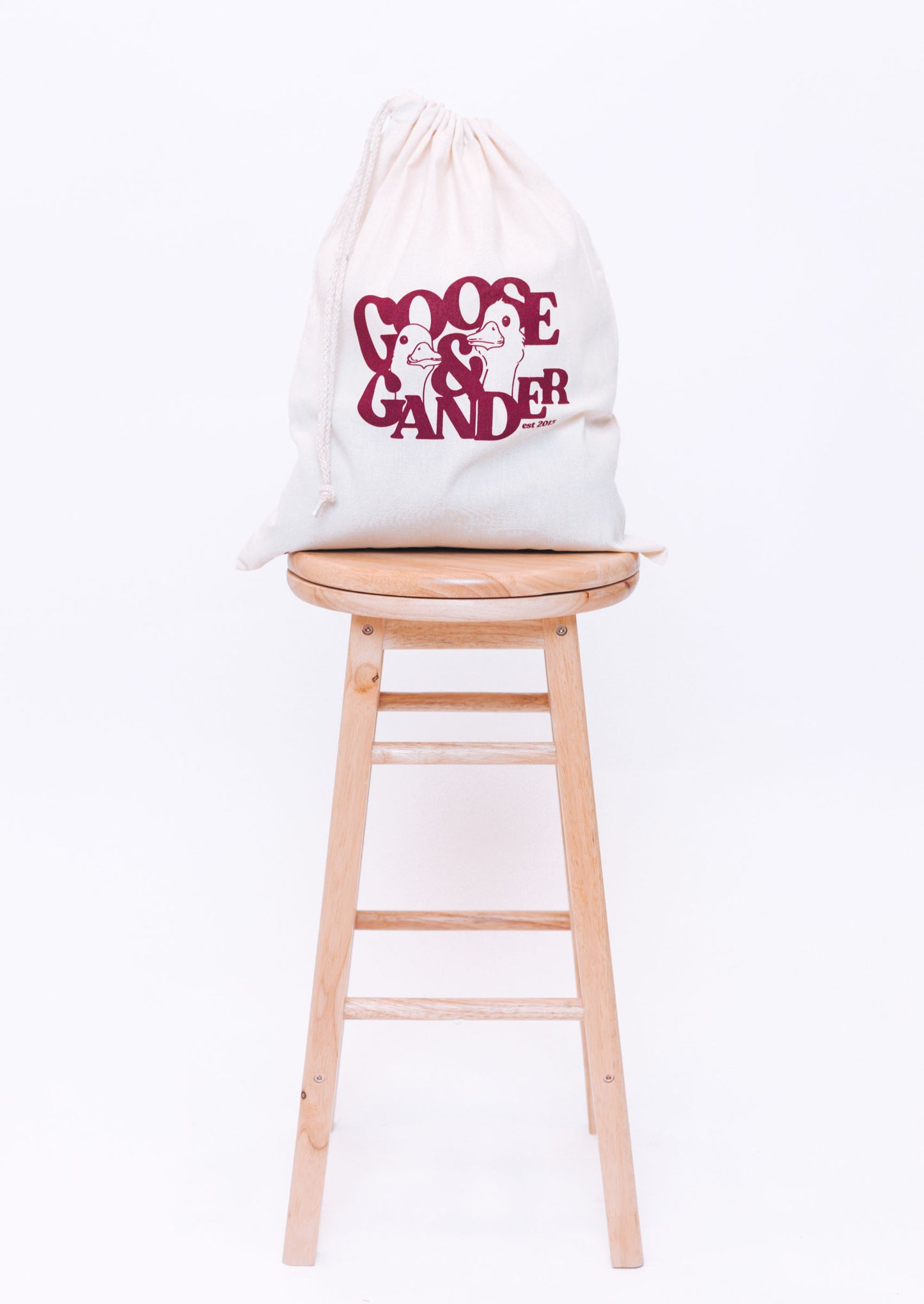 Goose Gambit Canvas Drawstring Bag