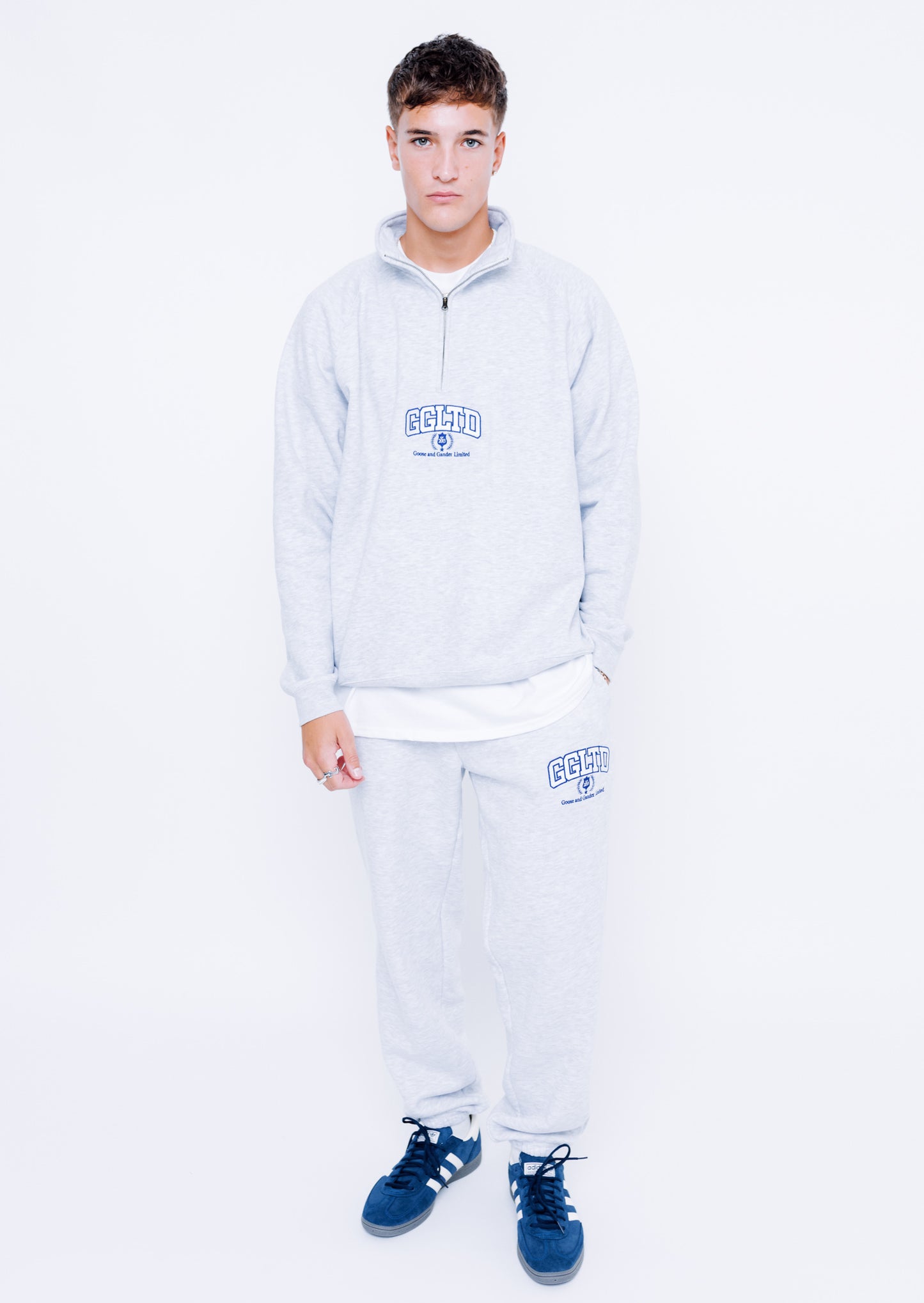 Unisex Varsity Joggers - Ash Grey