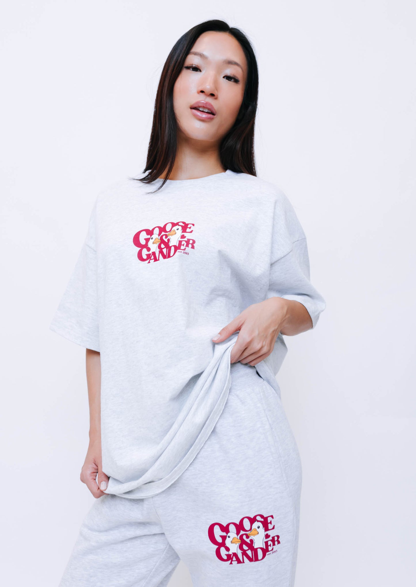 Unisex Heart Club Gambit Tee - Ash Grey