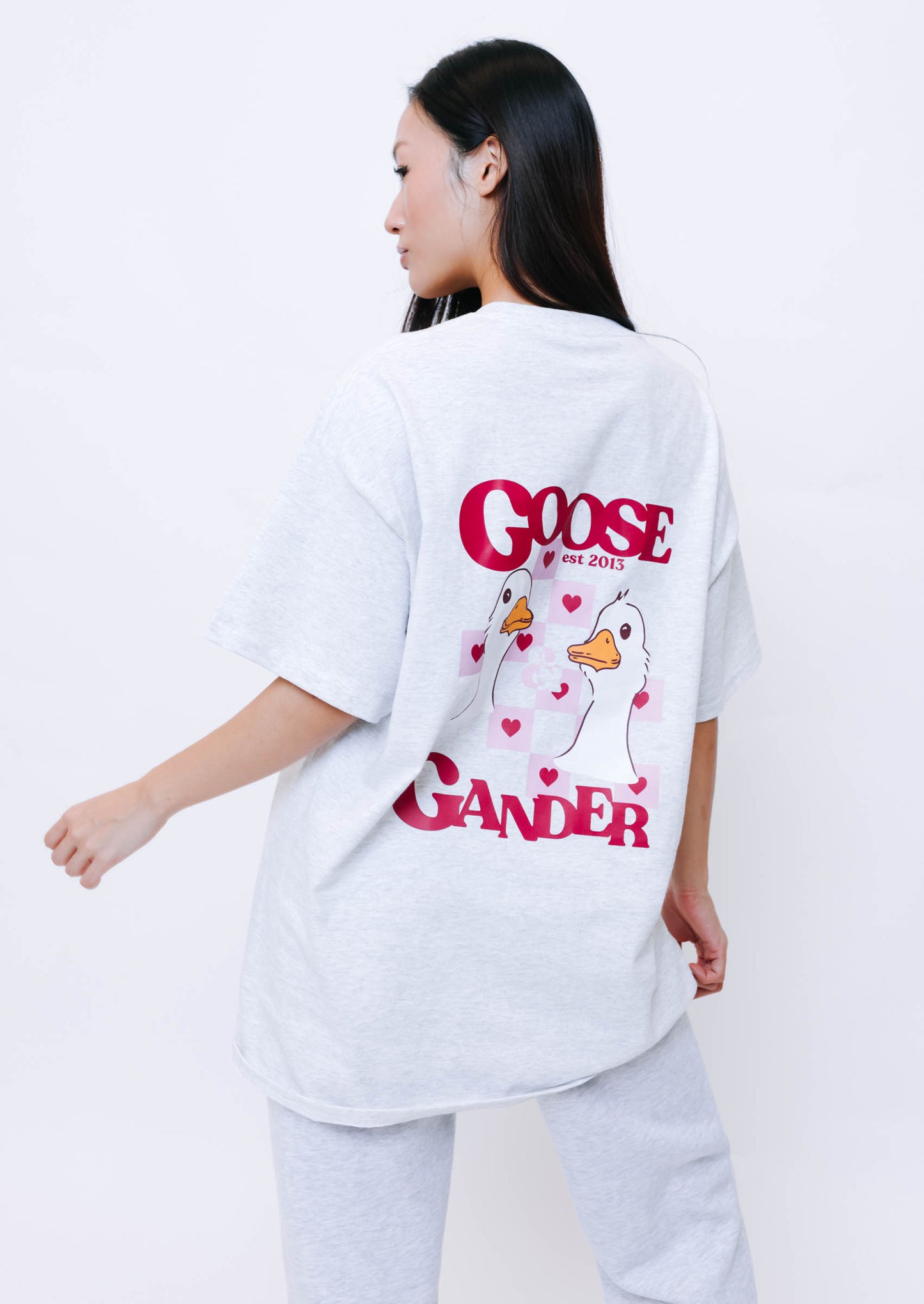 Unisex Heart Club Gambit Tee - Ash Grey