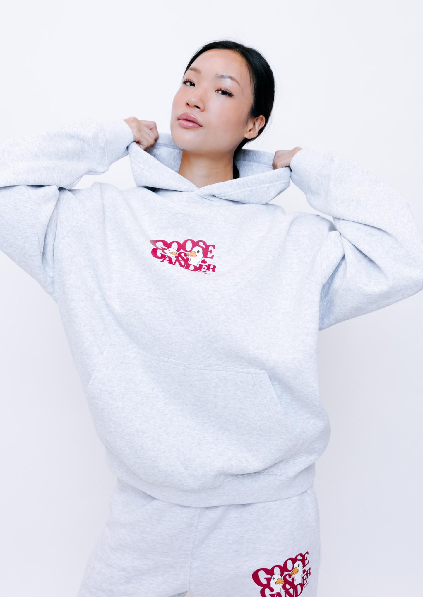 Unisex Heart Club Gambit Hoodie - Ash Grey