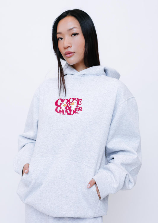Unisex Heart Club Gambit Hoodie - Ash Grey