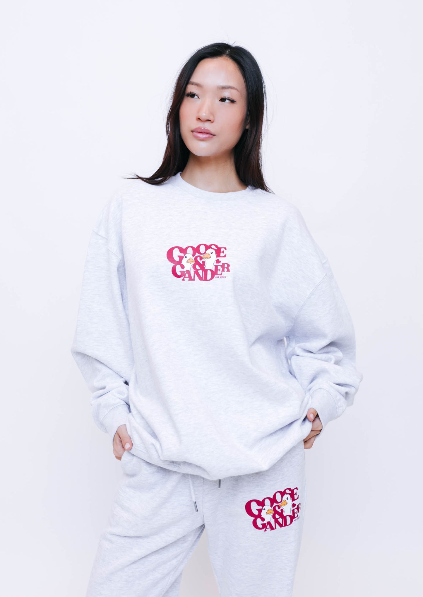 Unisex Heart Club Gambit Sweatshirt - Ash Grey