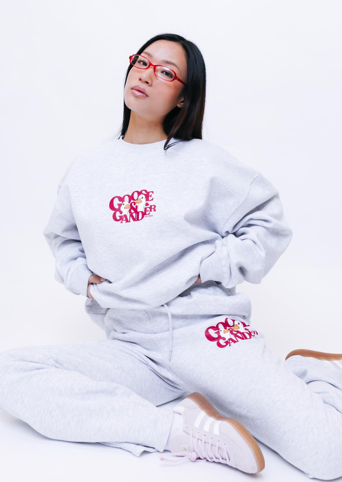 Unisex Heart Club Gambit Sweatshirt - Ash Grey