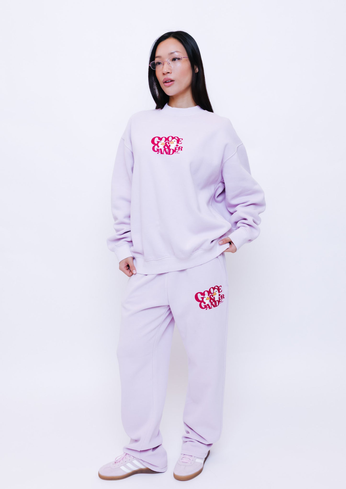 Unisex Heart Club Gambit Sweatshirt - Baby Pink