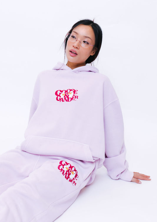 Unisex Heart Club Gambit Straight Leg Joggers - Baby Pink