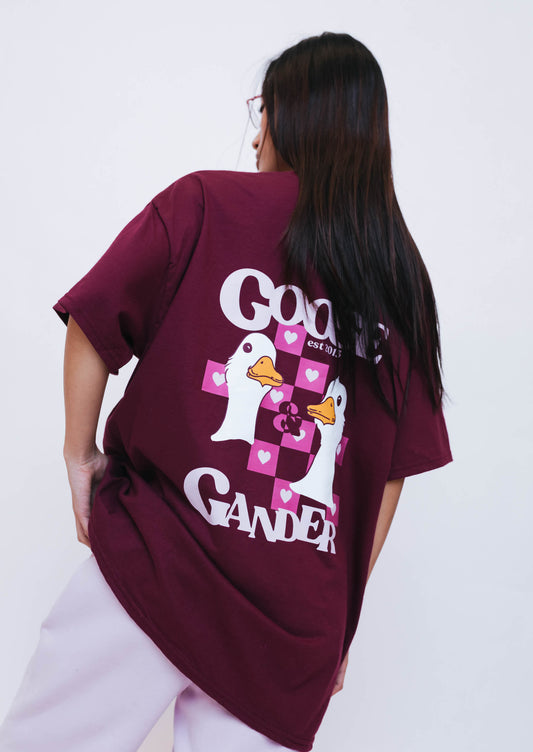 Unisex Heart Club Gambit Tee - Burgundy