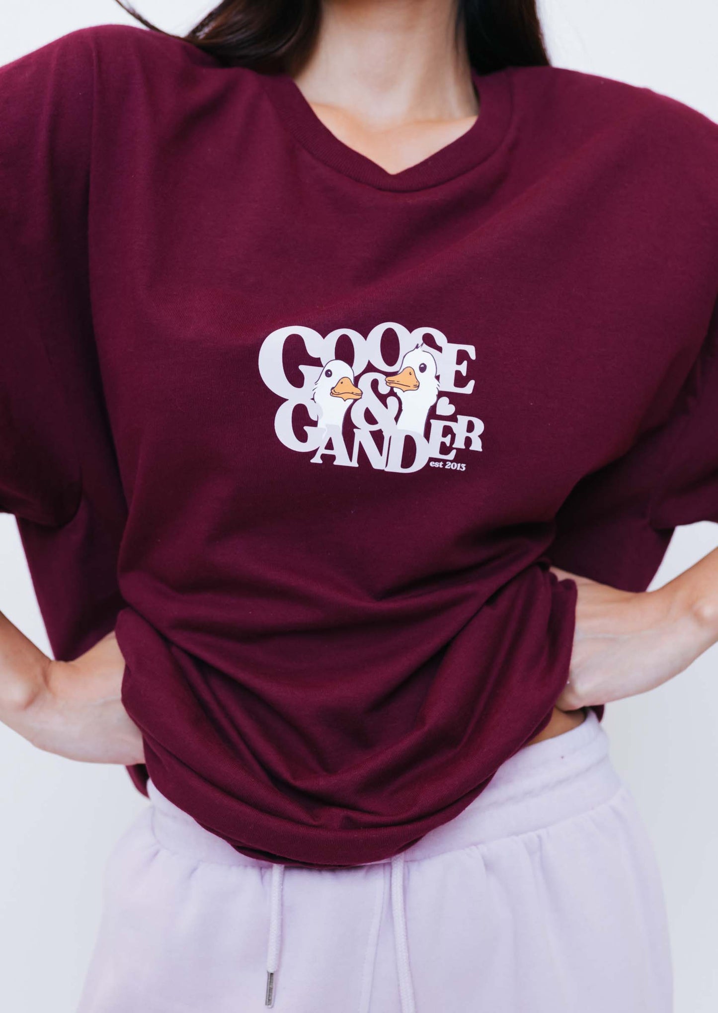 Unisex Heart Club Gambit Tee - Burgundy