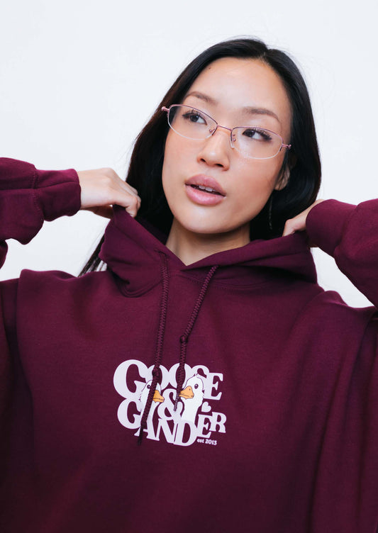 Unisex Heart Club Gambit Hoodie - Burgundy