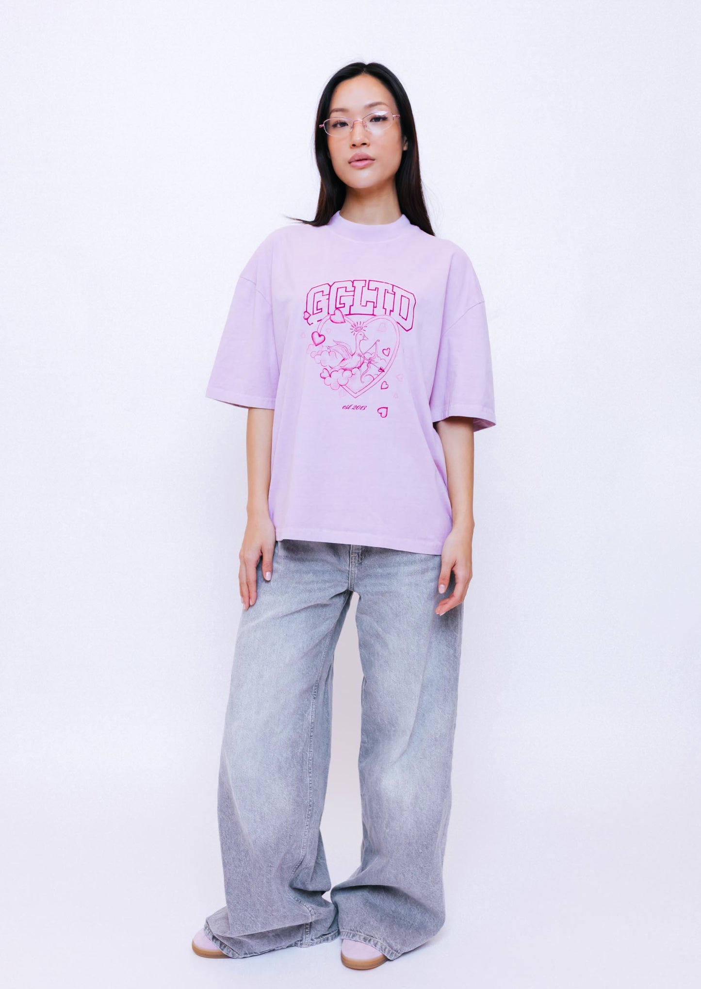 Unisex Cupid Tee - Baby Pink