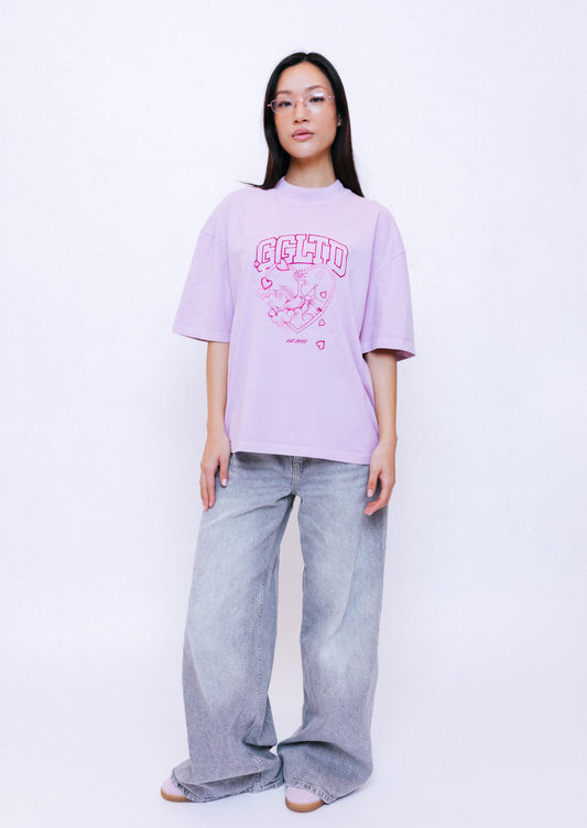 Unisex Cupid Tee - Baby Pink