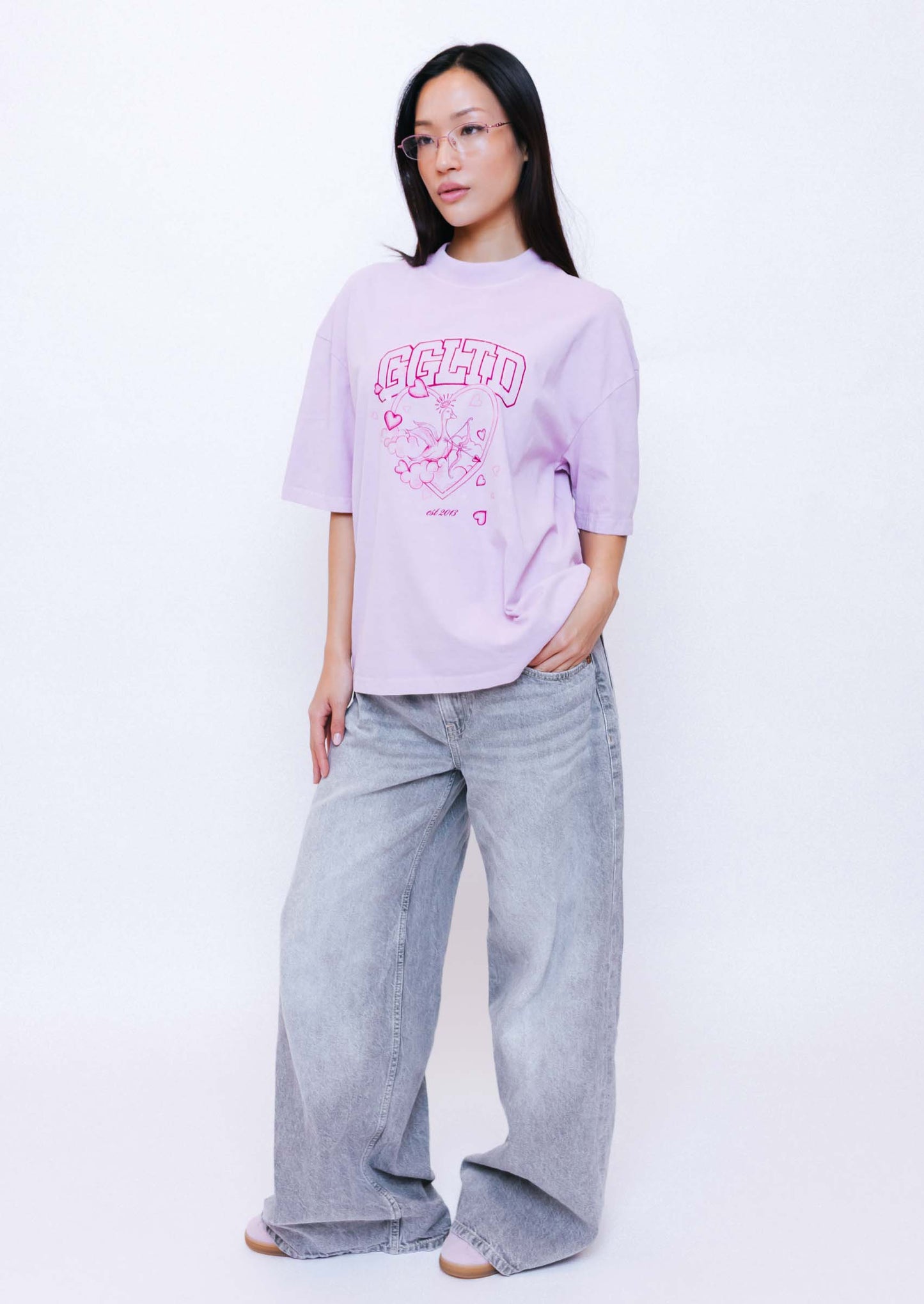 Unisex Cupid Tee - Baby Pink