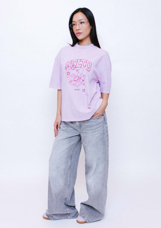 Unisex Cupid Tee - Baby Pink