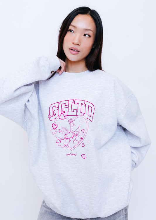 Unisex Cupid Sweatshirt - Ash Grey